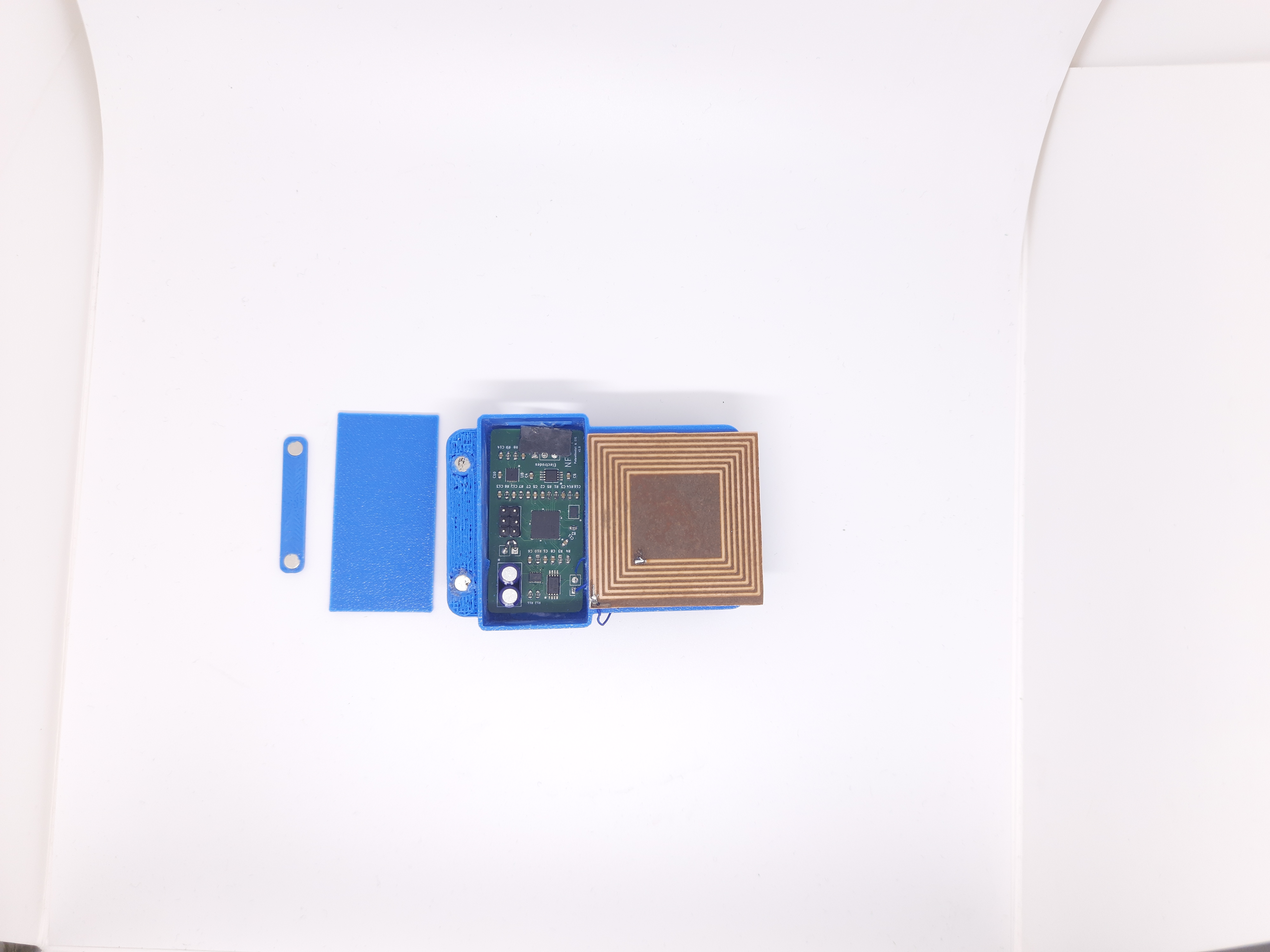 Disassembled NFC Potentiostat